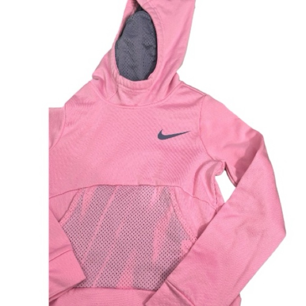 Nike Pink Sweatshirt with Sheer Mesh Panel